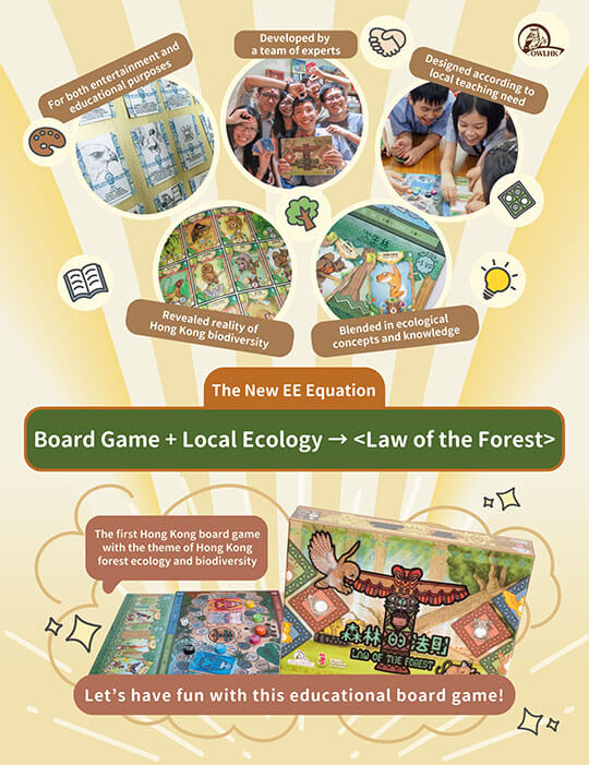 The New EE Equation: Board Game + Local Ecology → &lt;Law of the Forest&gt;