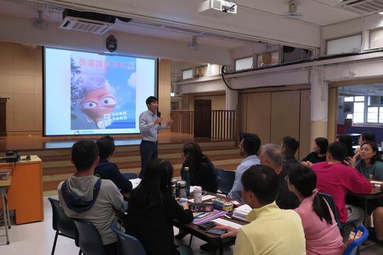 OWLHK Founder and Education Director Dr. Xoni Ma, shared relations between climate change and conservation, and the importance of school environmental education