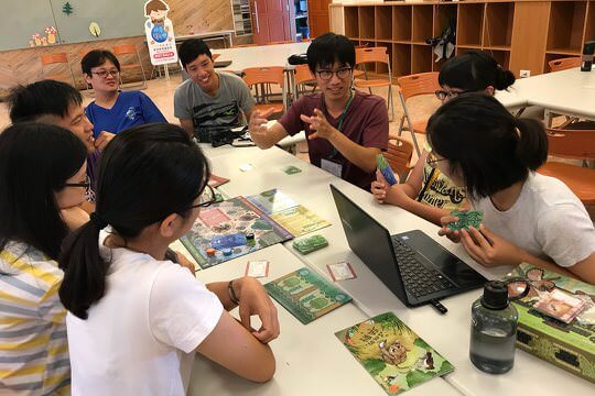 Playing the board game “Law of the Forest” with the team of DAUDING and share our experience
