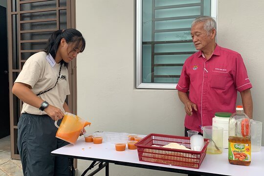 Experience the making of eco-friendly soap by using waste oil