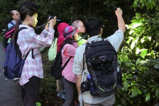 Guided by our professional instructor, participants proactively explored the wildlife by themselves.