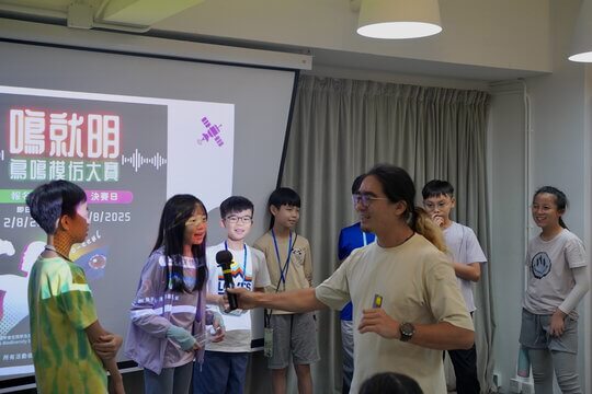 課堂期間舉辦鳥鳴模仿比賽，參賽學員都模仿得非常神似！