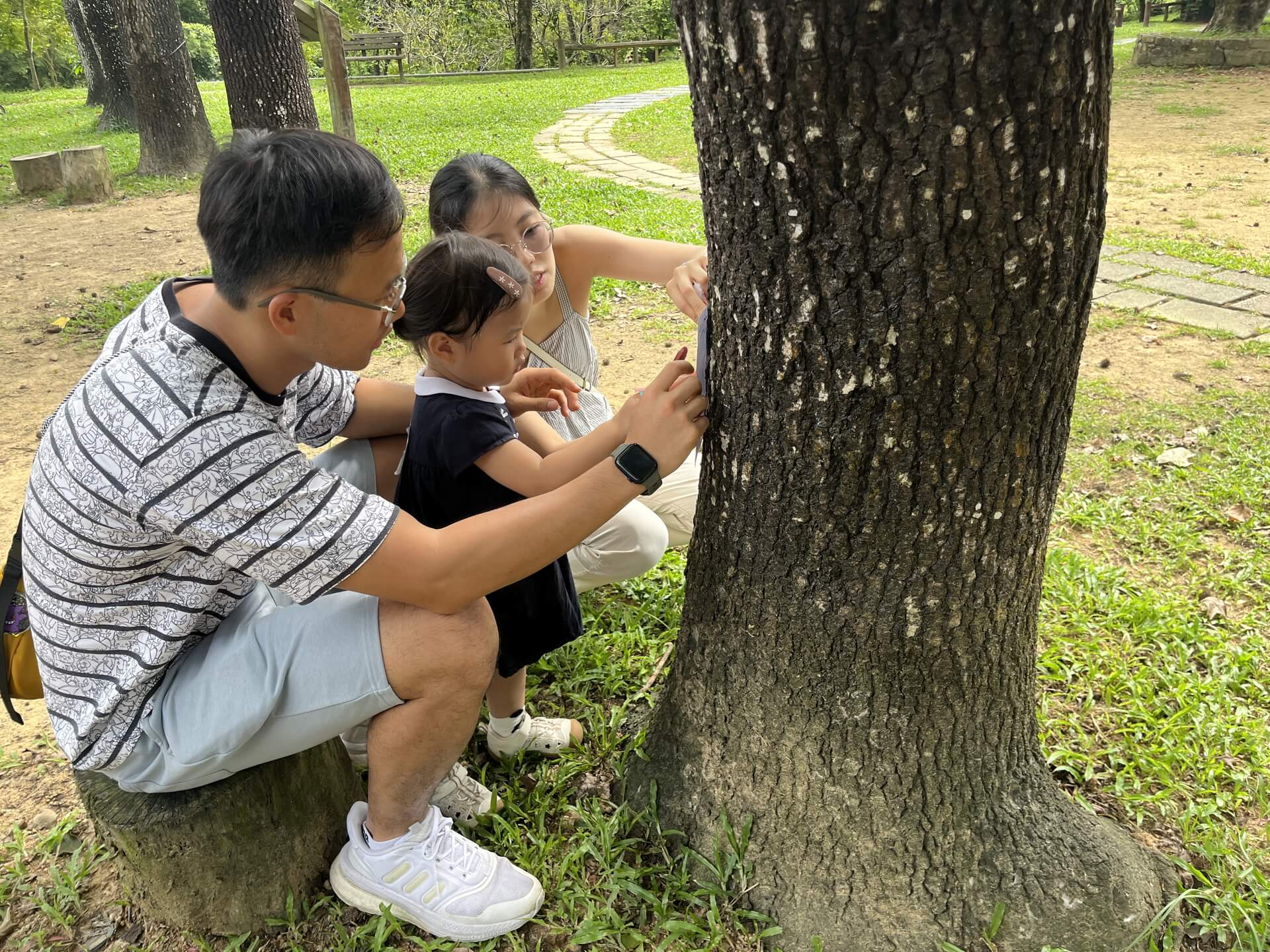 Family Forest Walk and Learn for Toddlers