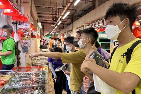 Seafood market can also be investigation site for ecological conservation research!